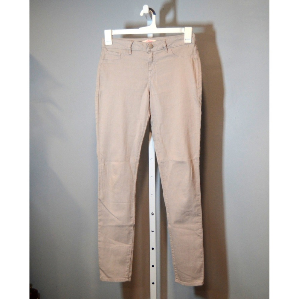 Refuge Taupe Skinny Stretch Jeggings Mid Rise 3-Pocket Design Women's Size 6